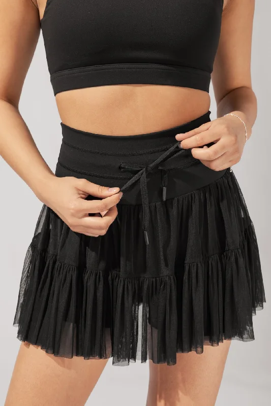 POPFLEX® Pirouette Skort - Black