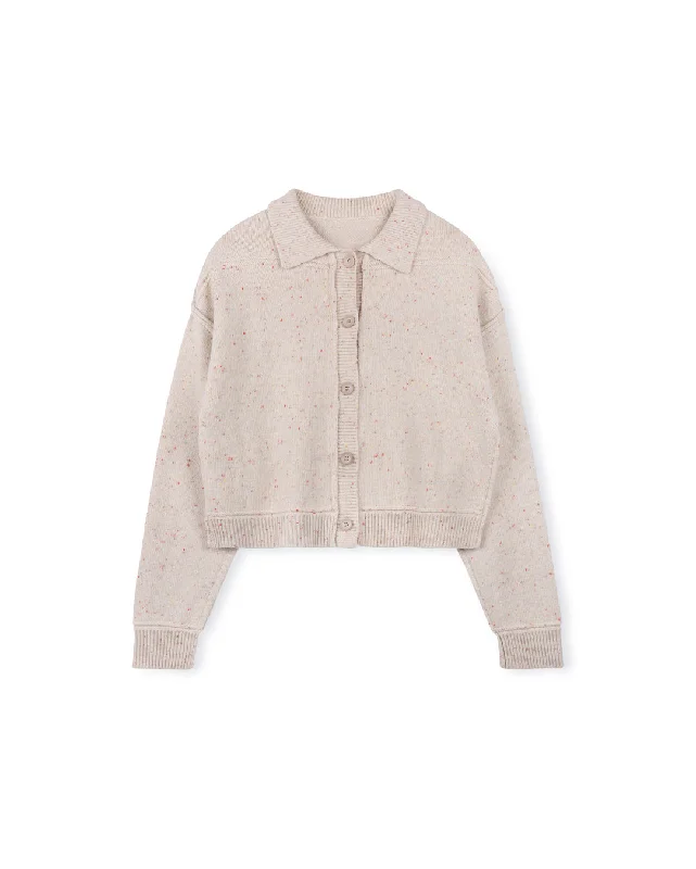 Mohair Cropped Knit Jacket