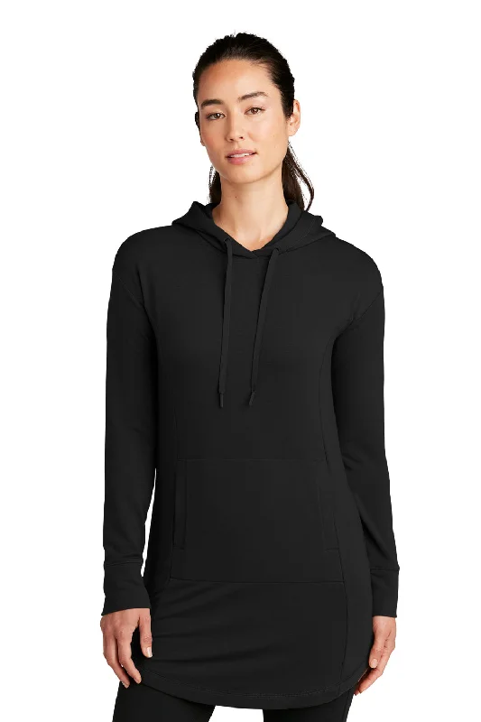 Ogio Womens Luuma Flex Hooded Sweatshirt Hoodie w/ Pockets - Blacktop