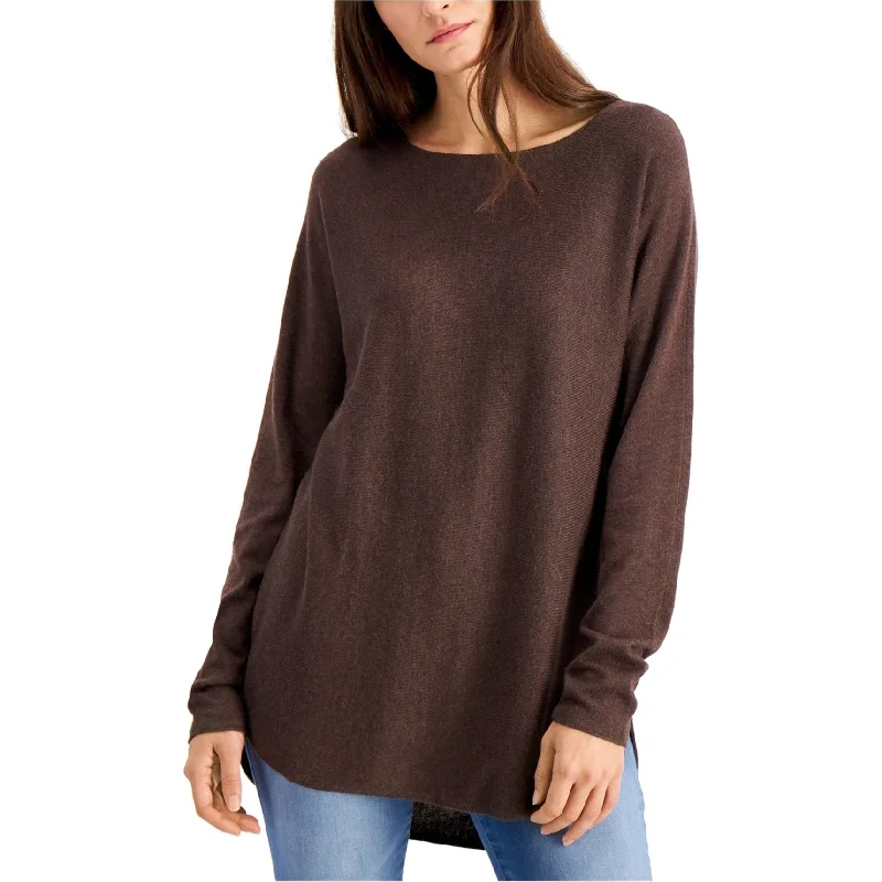 I-N-C Womens Solid Shirttail Pullover Sweater