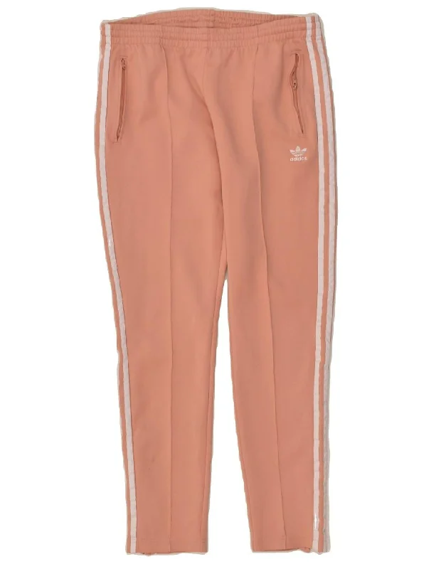 ADIDAS Womens Tracksuit Trousers UK 16 Large Beige