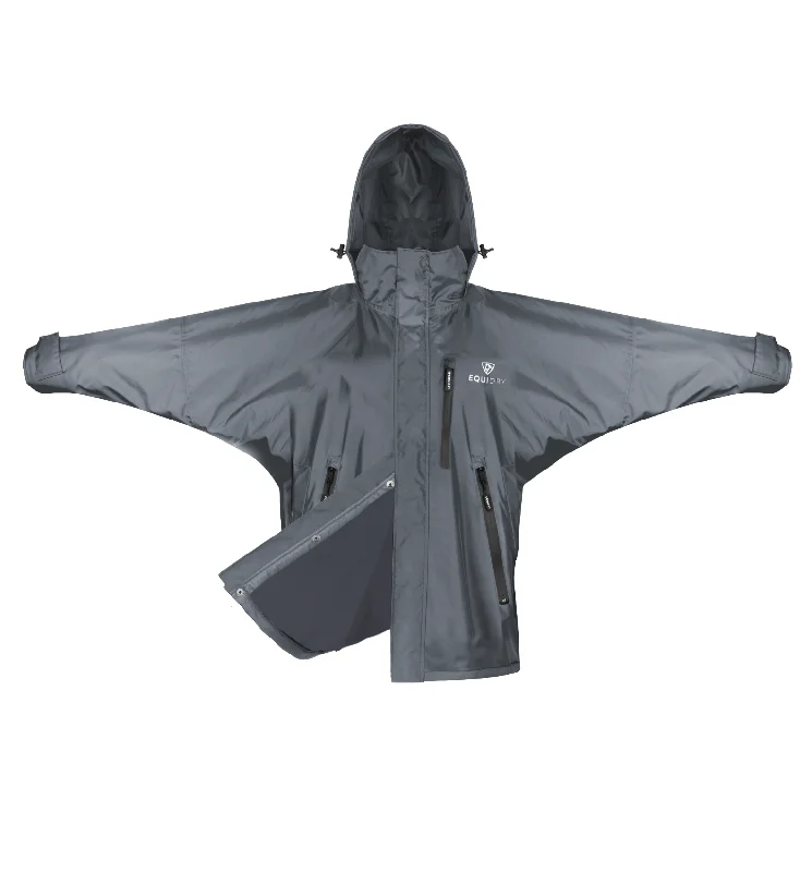 Shortie Mac Women's | Mesh Lining | Stowaway Hood | Charcoal