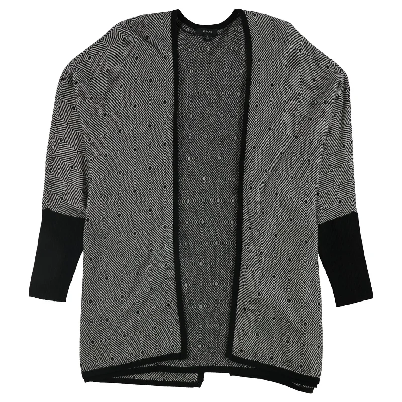 Alfani Womens Diamond Cardigan Sweater