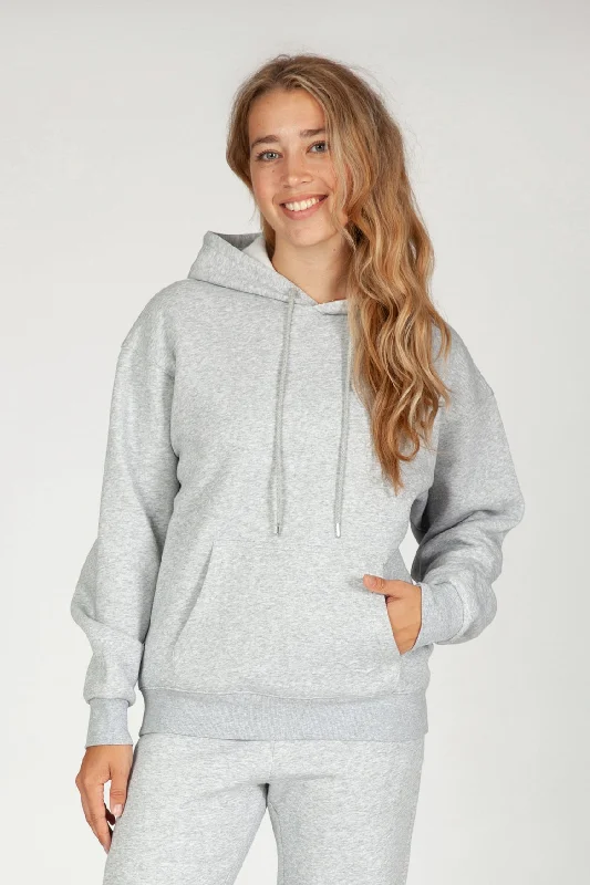 Chlo Relaxed Fit Hoodie in Classic Grey