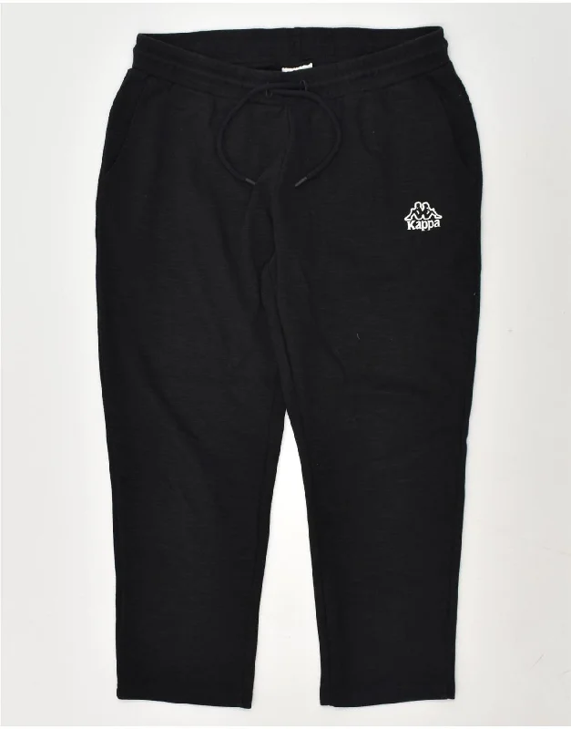 KAPPA Womens Tracksuit Trousers UK 16 Large Black