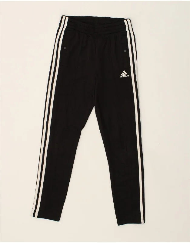 ADIDAS Womens Tracksuit Trousers UK 4/6 XS Black Cotton