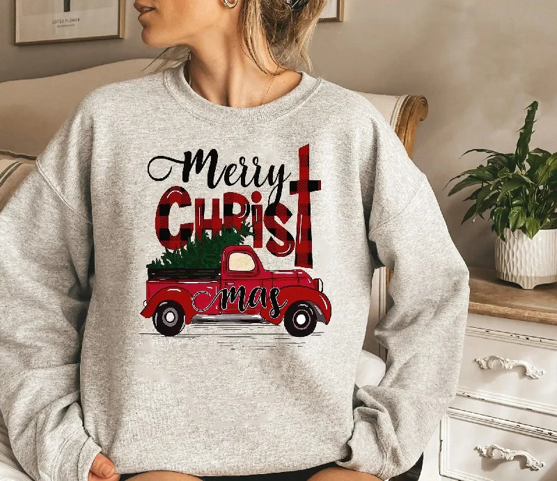 Festive Hooded Women Christmas Hoodie with Funny Santa Hat