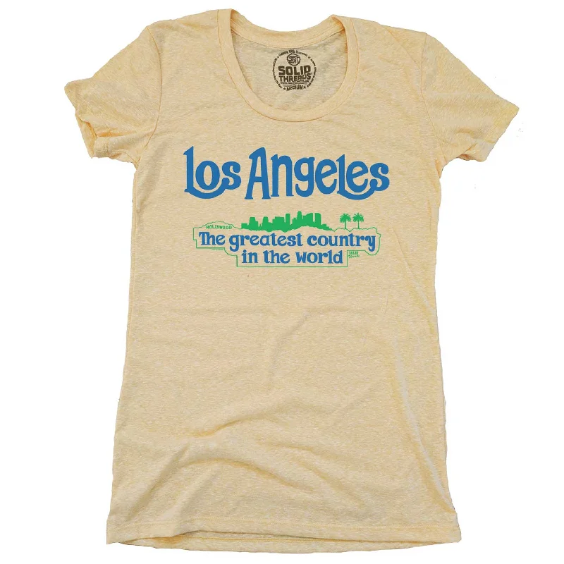 Women's Los Angeles The Greatest Country In The World T-shirt