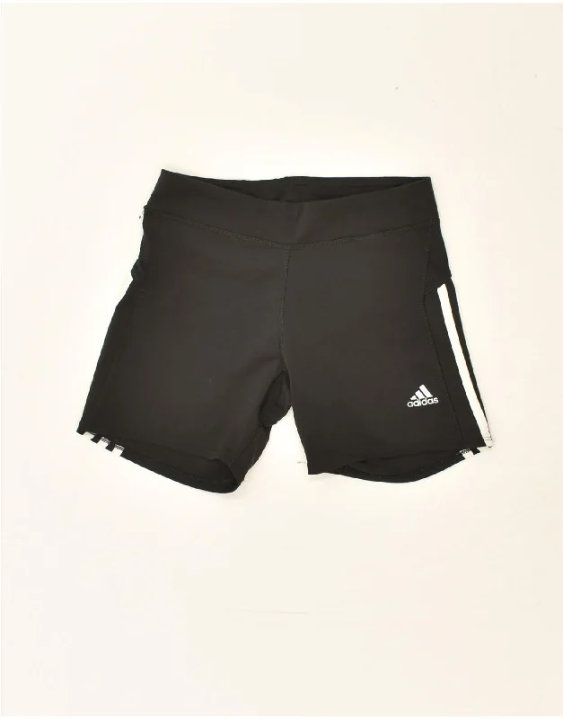 ADIDAS Womens Sport Shorts UK 10 Small Black