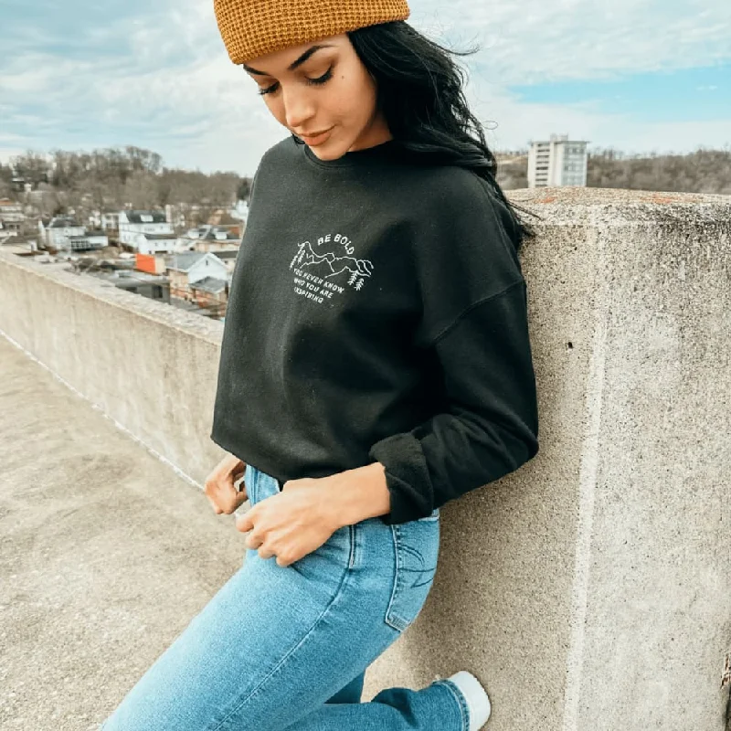 Be Bold Cropped Sweatshirt