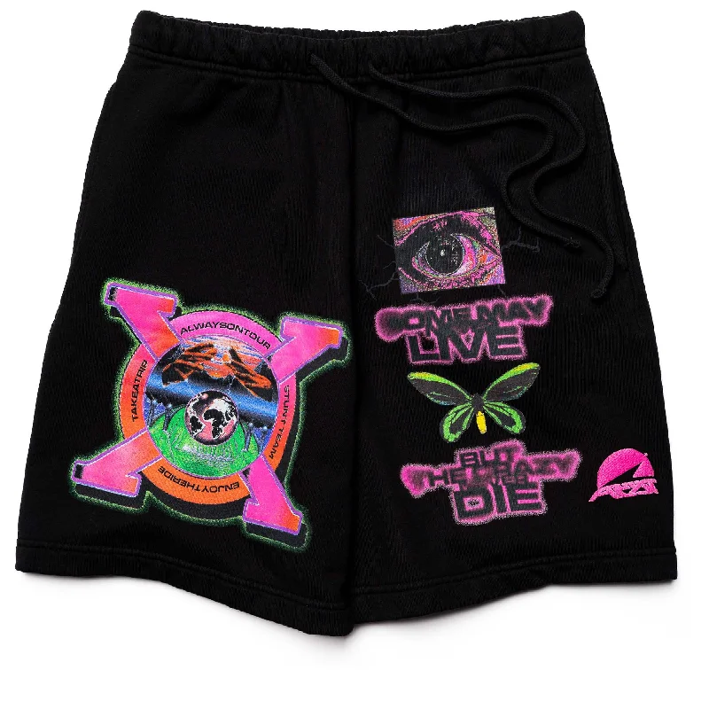 Always On Tour X-Madness Sweatshorts - Black/Pink