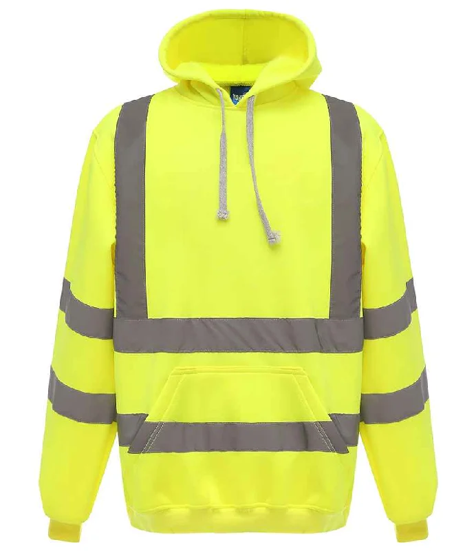 Yoko Hi-Vis Pull Over Hoodie | Yellow