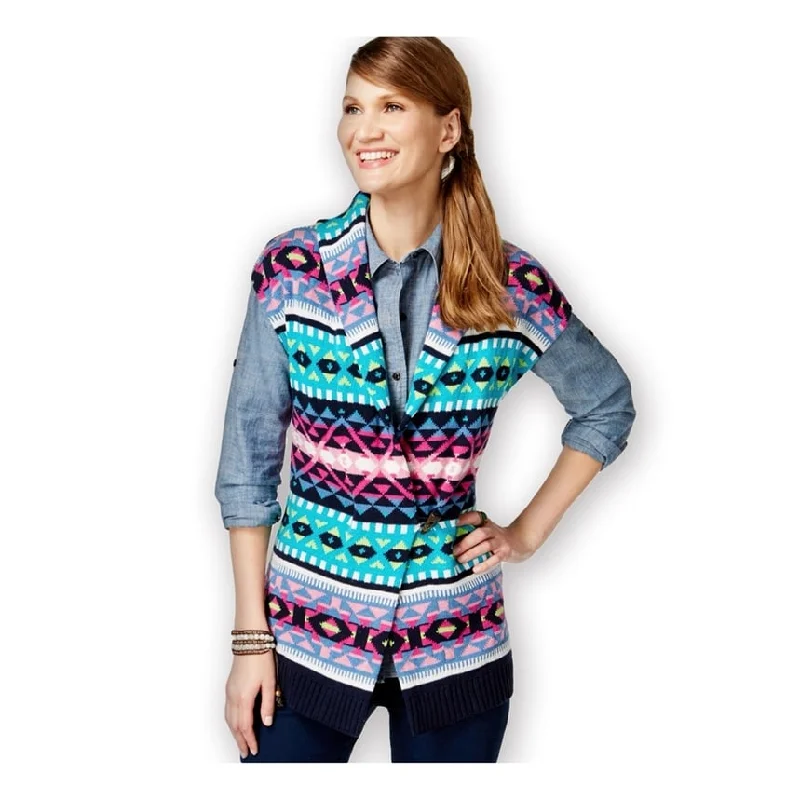 American Living Womens Fair-Isle-Print Sweater Vest