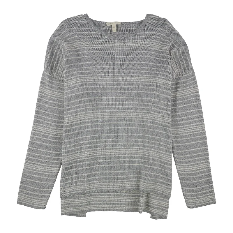 Eileen Fisher Womens Box Top Pullover Sweater, Grey, Small