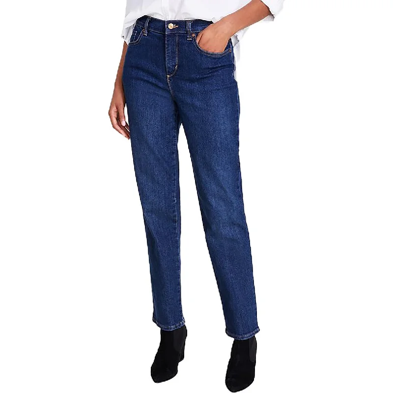 Gloria Vanderbilt Womens Amanda Classic Rise Stretch Tapered Leg Jeans