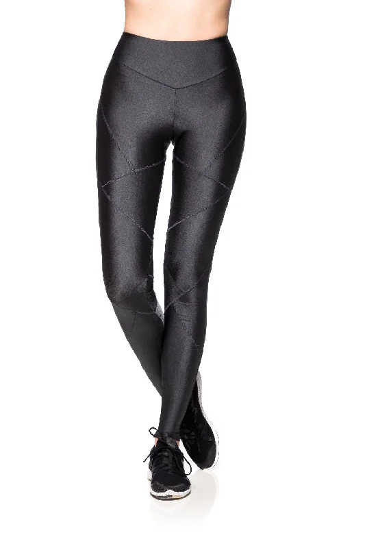 Crystal Shine Leggings - Graphite