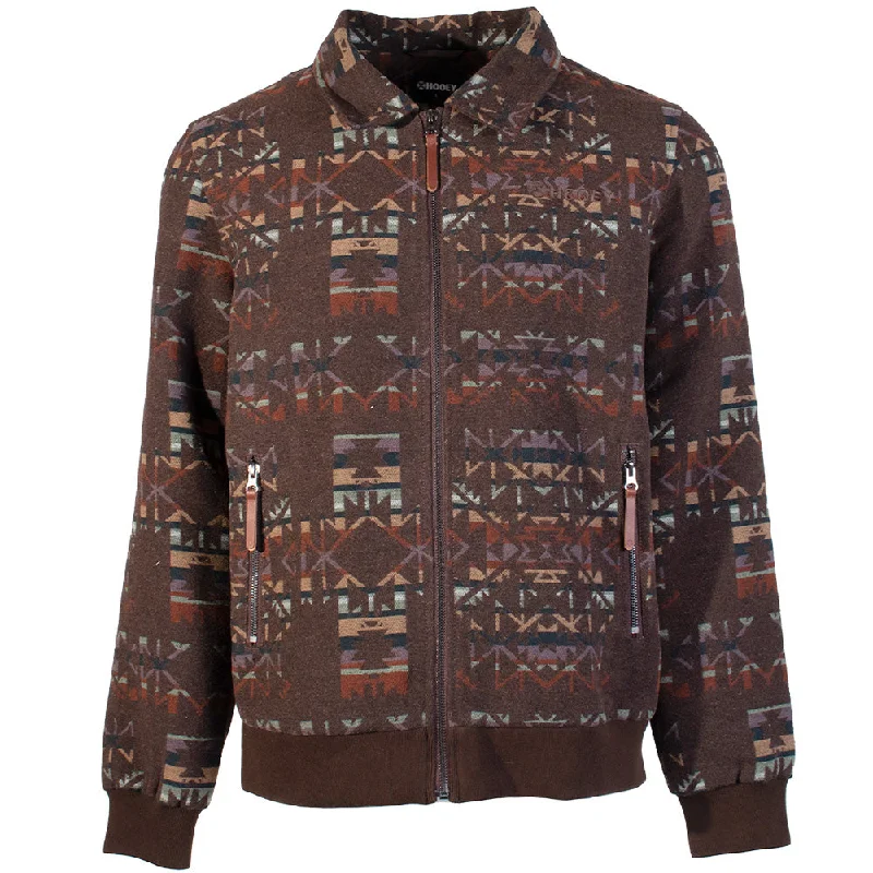 Hooey Bomber Jacket Brown/ Aztec