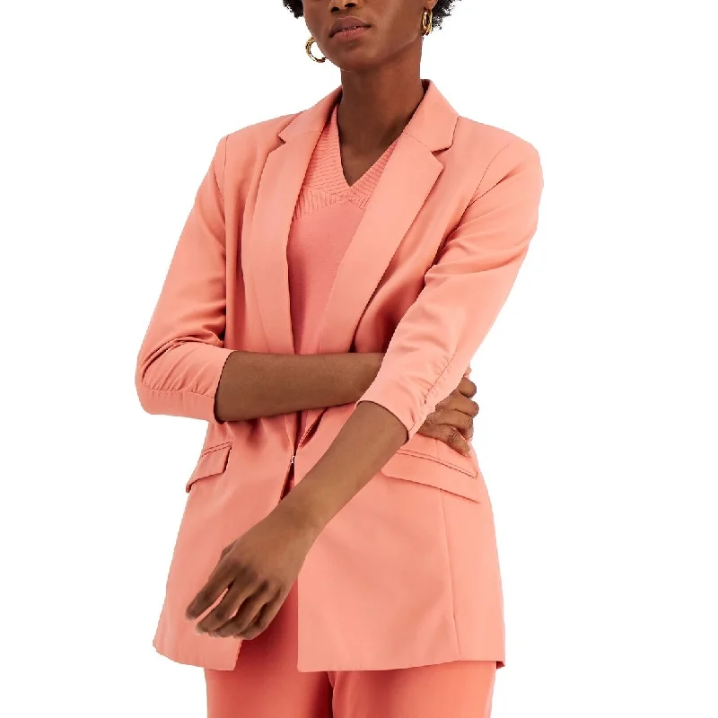 Inc Women's Menswear Blazer Regular & Petite Sizes Pink Size Medium