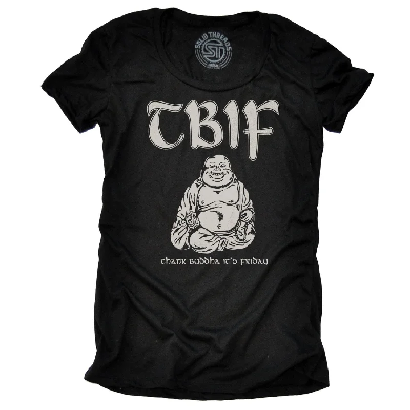 Women's Thank Buddha It's Friday T-shirt