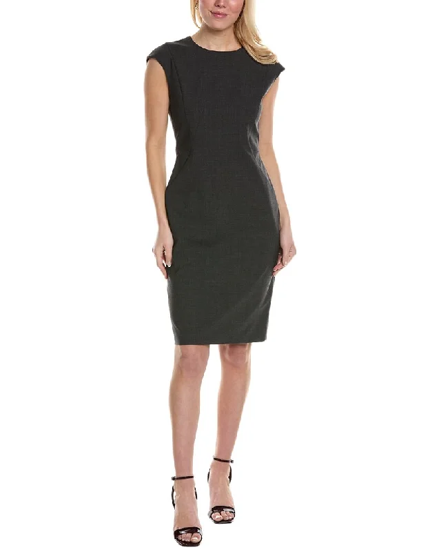 Hugo Boss Dironah Wool-Blend Sheath Dress